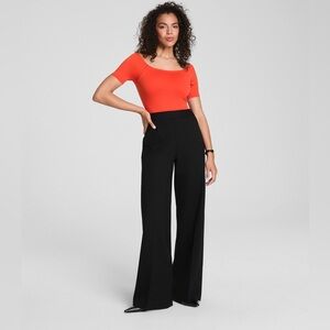 SPANX Women’s Black Wide-Leg Pants